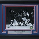 Lawrence Taylor Signed Framed NY Giants 8x10 Cunningham Sack Photo JSA