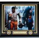 Mean Joe Greene Tommy Okon Signed Framed 16x20 Coca Cola Commercial Photo BAS