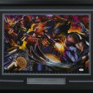 Wolverine vs Deadpool Framed 13x19 Ltd Ed Lithograph Signed By Greg Horn JSA