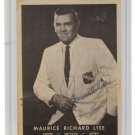 Maurice Richard Montreal Canadiens Signed Capri Electric Postcard Slabbed PSA