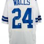 Everson Walls Signed White Custom Pro-Style Jersey BAS
