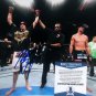 Nate Diaz Signed UFC MMA 8x10 Photo Donald Cerrone Victory BAS