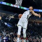 Giannis Greek Freak Antetokounmpo Signed Bucks 16x20 Big Dunk Photo JSA