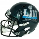 Jay Ajayi Signed Philadelphia Eagles Super Bowl 52 Full Size Replica Helmet JSA