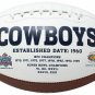 Ezekiel Elliot Signed Dallas Cowboys Logo Football BAS