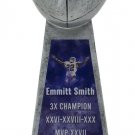 Emmitt Smith Dallas Cowboys Signed Replica Lombardi Trophy Beckett Prova