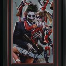 Harley Quinn and Joker Framed 11x17 Photo Signed by Artist Greg Horn JSA