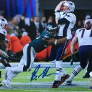 Brandon Graham Signed 8x10 Eagles Super Bowl 52 Tom Brady Strip Sack Photo JSA