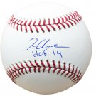 Tom Glavine Braves Signed MLB Baseball HOF 14 w/ Free Ball Cube JSA