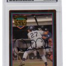 Derek Jeter Signed 1995 Action Packed #1A Yankees Baseball Card Slabbed PSA