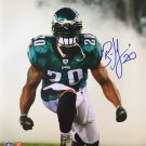 Brian Dawkins Philadelphia Eagles Signed 16x20 Smoke Photo JSA