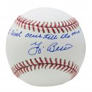 Yogi Berra Yankees Signed MLB Baseball It Aint Over Til Its Over Insc Berra COA