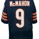 Jim McMahon Signed Custom Blue Football Jersey JSA