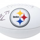 Joe Haden Signed Pittsburgh Steelers Logo Football JSA