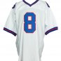 Daniel Jones Signed Custom White Pro-Style Football Jersey BAS P40736