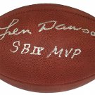 Len Dawson Kansas City Chiefs Signed Super Bowl IV Duke Football SB Champs JSA