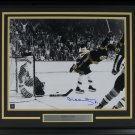 Bobby Orr Signed Framed Boston Bruins 16x20 Flying Goal Spotlight Photo GNR