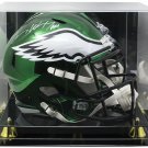 Carson Wentz Signed Eagles FS CHROME Replica Helmet Fanatics w/Acrylic Case