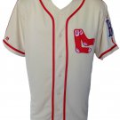 Boston Red Sox Majestic Cooperstown Collection Cream Jersey Size Medium