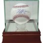 Tom Glavine Braves Signed MLB Baseball HOF 14 w/ Glass Display Case JSA