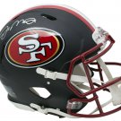 Joe Montana Signed 49ers Full Size Matte Black Speed Authentic Helmet JSA