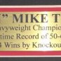 Mike Tyson Signed Black Right Hand Everlast Boxing Glove Shadowbox JSA ITP