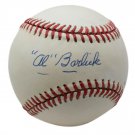 Al Barlick Signed Official National League Baseball BAS H19729