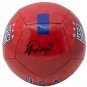 Alex Morgan Team USA Signed USA Red Nike Soccer Ball JSA