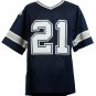 Ezekiel Elliott Signed Custom Blue Pro-Style Football Jersey BAS