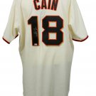 Matt Cain Signed San Francisco Giants Majestic Authentic Baseball Jersey MLB
