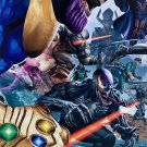 Secret Wars: Villains 11x17 Lithograph Signed By Greg Horn JSA