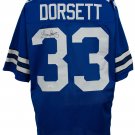 Tony Dorsett Signed Custom Blue Pro-Style Football Jersey JSA