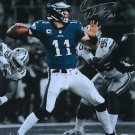 Carson Wentz Signed 16x20 Philadelphia Eagles Spotlight Photo Fanatics