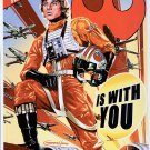 Star Wars Luke Skywalker 13x19 Limited Lithograph Signed By Greg Horn JSA