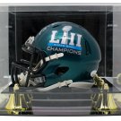 Brandon Graham Signed Eagles Super Bowl 52 Champions Mini Helmet JSA /w Case