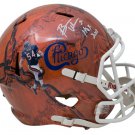 Brian Urlacher Signed Bears Full Size Hydro Dipped Speed Rep Helmet HOF 2018 BAS