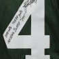 Brett Favre Signed Custom Green Pro-Style Football Jersey 5x Inscribed Favre COA