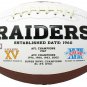Josh Jacobs Signed Oakland Raiders Logo Football BAS