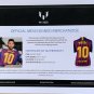 Lionel Messi Signed Nike Barcelona Home Soccer Jersey Large Beckett+Messi COA