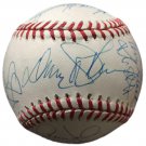 1986 New York Mets Team Signed 25 Signature Baseball w/ Free Cube BAS A76468