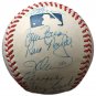 1986 New York Mets Team Signed 25 Signature Baseball w/ Free Cube BAS A76468
