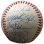 1986 New York Mets Team Signed 25 Signature Baseball w/ Free Cube BAS A76468