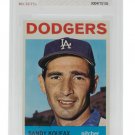 Sandy Koufax 1964 #200 Topps Los Angeles Dodgers Card VG-Ex 4.5 Slabbed BAS