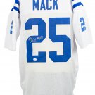 Marlon Mack Signed Custom White Pro Style Football Jersey JSA
