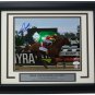 Mike Smith Signed Framed 8x10 Justify Belmont Stakes Photo JSA SI
