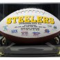 James Conner Signed Pittsburgh Steelers Logo Football Fanatics w/ Acrylic Case