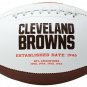 Odell Beckham Jr Signed Cleveland Browns Logo Football JSA