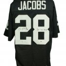 Josh Jacobs Signed Custom Black Pro-Style Football Jersey Just Win Baby BAS