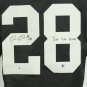 Josh Jacobs Signed Custom Black Pro-Style Football Jersey Just Win Baby BAS