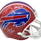 Kelly Reed Thomas Signed Bills Full Size Throwback Authentic Helmet JSA